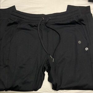American Eagle Black Joggers with Adjustable Waistband